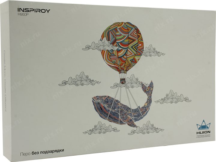 Huion Inspiroy H950P (8.7"x5.4", 5080  lpi,  8192  уровней, USB)