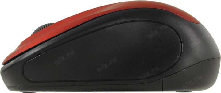 OKLICK Wireless Optical Mouse <665MW> <Black&Red> (RTL)  USB 3btn+Roll <1025135>