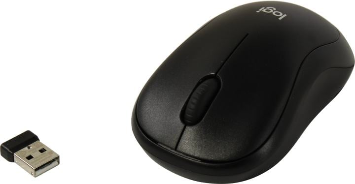 Logitech B220 Silent Black Wireless Mouse <910-005553>  (OEM) USB 3btn+Roll