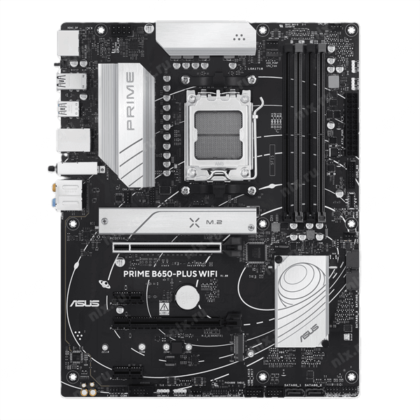 ASUS PRIME B650-PLUS WIFI, AM5, B650, 4*DDR5, 4*SATA, 2*M.2, 6*USB 3.2, 2*USB 2.0, 3*PCIx16,  2*PCIx1, DP+HDMI, ATX