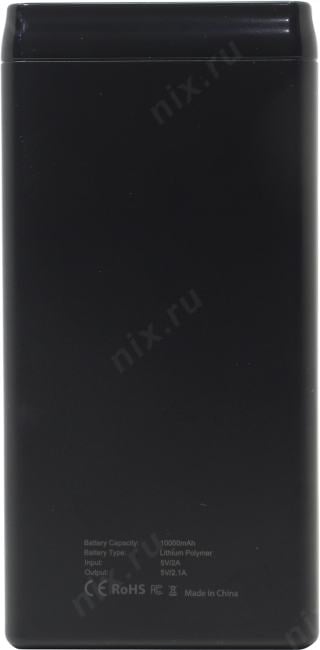 Внешний аккумулятор Cactus <CS-PBFSFT-10000>  (2xUSB  2.1A,  10000mAh, Li-Pol)