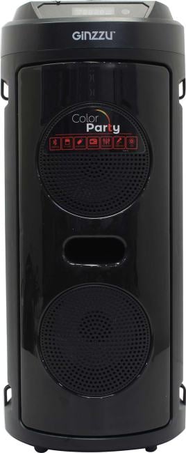 Колонки Ginzzu GM-231, 2×10 Вт, BT, USB, TF, FM, портативная