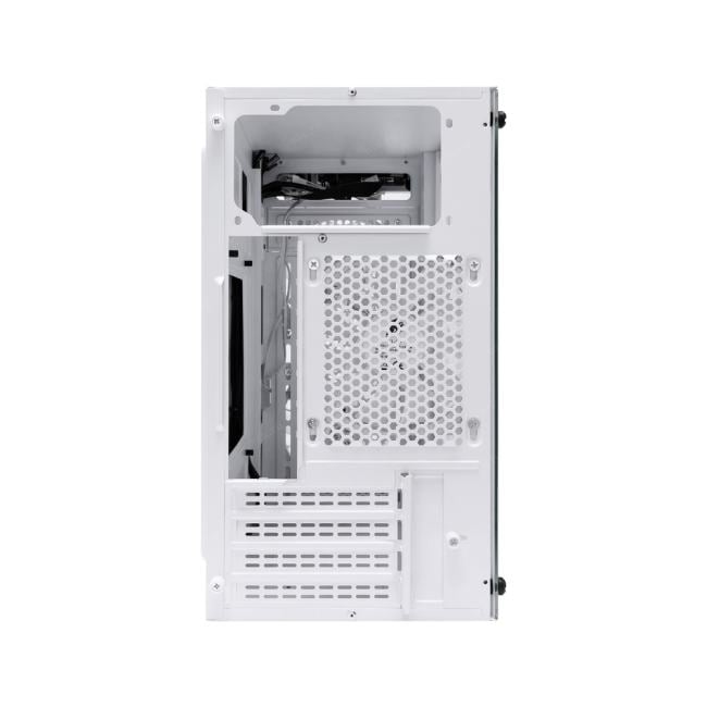 Корпус 1stPlayer X1-WH-3F1-W, Mini Tower, mATX, белый