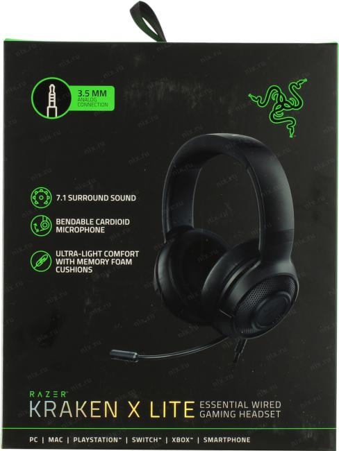 Наушники с микрофоном Razer  Kraken  X  Lite <RZ04-02950100-R381>