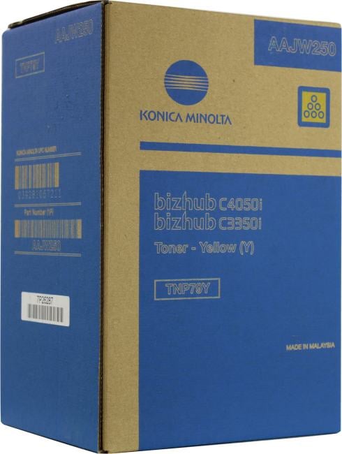 Тонер-картридж Konica Minolta AAJW250, TNP-79Y yellow, 9000 стр.