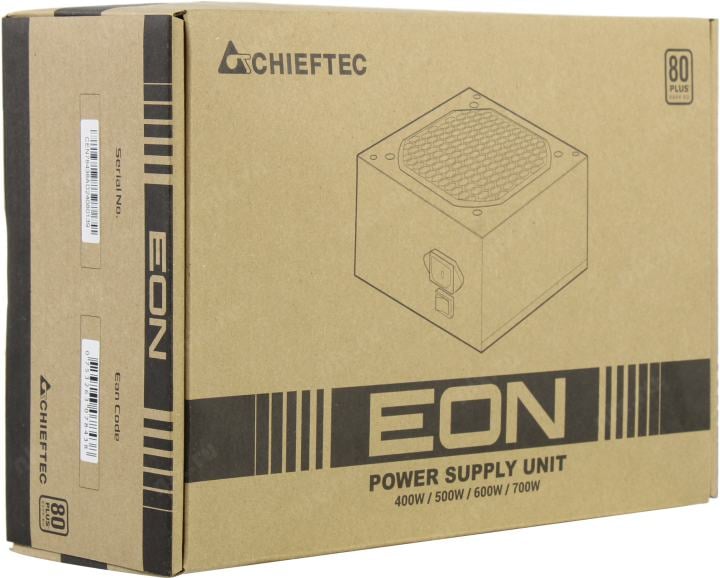 Блок питания Chieftec Eon <ZPU-600S>  600W ATX (24+4x4+4x6/8пин)