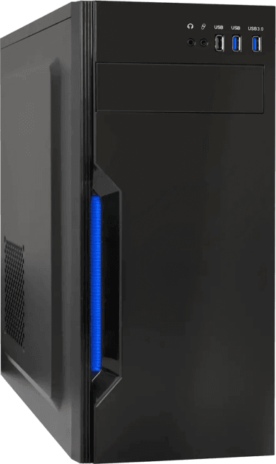 Компьютерный корпус Miditower ExeGate XP-333U-UNS500 (ATX, БП UNS500 с вент. 12см, 1хUSB/2хUSB 3.0, аудио, черный)
