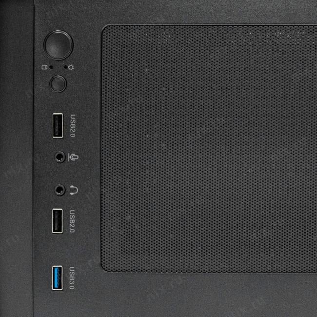 Miditower XASTRA A306M 3FRGB <A306M-3FC12F>  MicroATX без БП