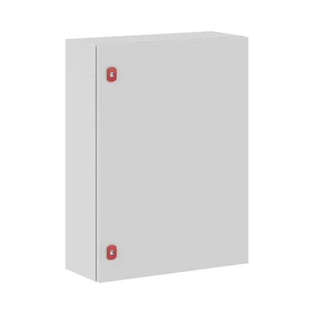 Шкаф навесной DKC R5ST0869WMP серия ST, с глухой дверью, 800 x 600 x 250 мм, IP66, без монтажной  панели, "RAM Block"