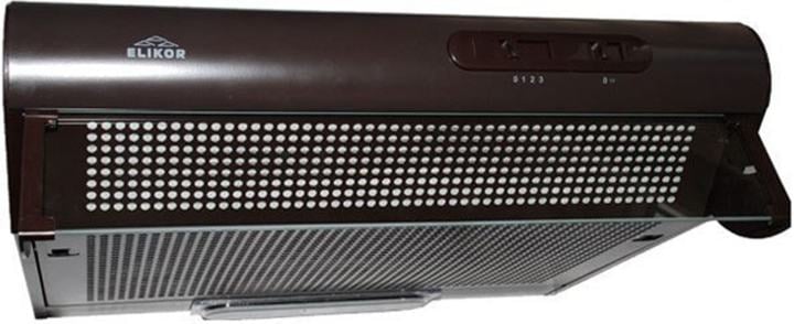 КВ II М-290-60-163 Вытяжка козырьк Elikor Davoline 60П-290-П3Л  коричневый управление: ползунковое