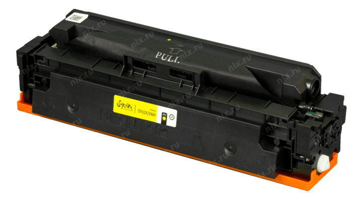 Картридж лазерный SAKURA SACF412X/046HY (№410X/CF412X/046HY), желтый, 5000 страниц