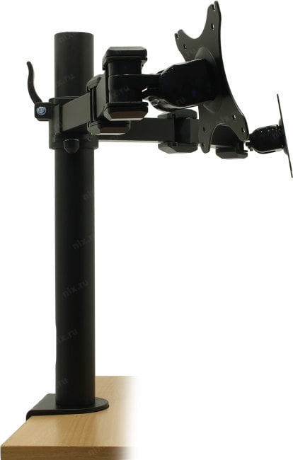 ONKRON <D221E> Настольный кронштейн для 2-х мониторов (VESA75/100,  10-32",  2x10кг)