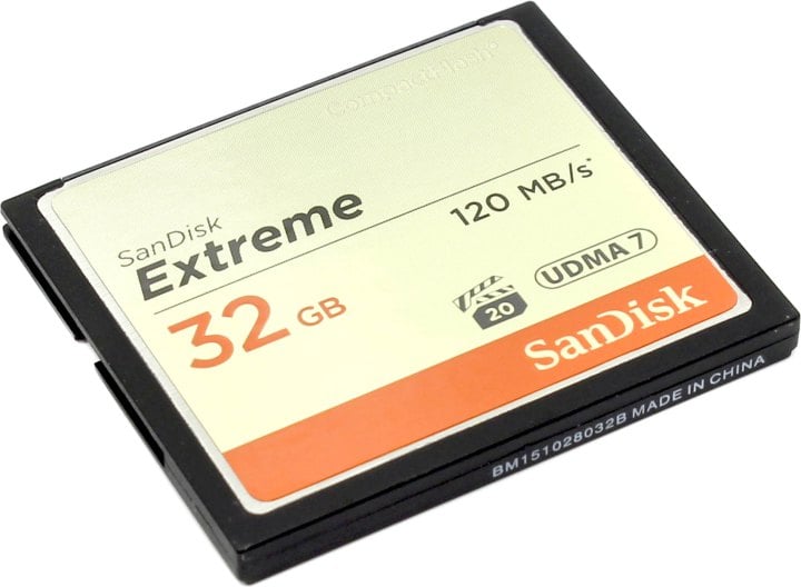 SanDisk Extreme  <SDCFXSB-032G-G46>  CompactFlash  Card 32Gb