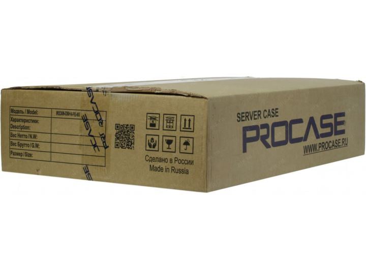 Server Case 3U Procase <RE306-D6H4-FE8-65> Black  E-ATX, без БП
