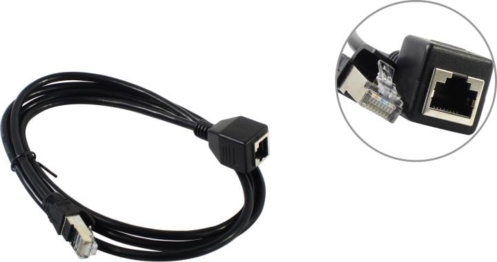 5bites <PUT55-015E-BK> Patch Cord удлинитель FTP  кат.5e 1.5м, чёрный