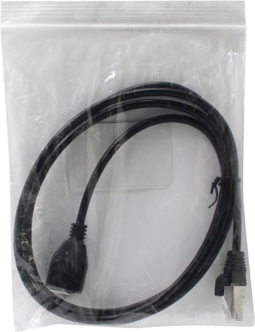 5bites <PUT55-015E-BK> Patch Cord удлинитель FTP  кат.5e 1.5м, чёрный
