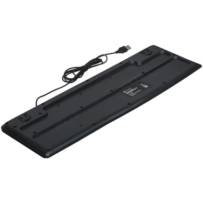 Клавиатура Оклик 305M черный  USB Multimedia (1659987)