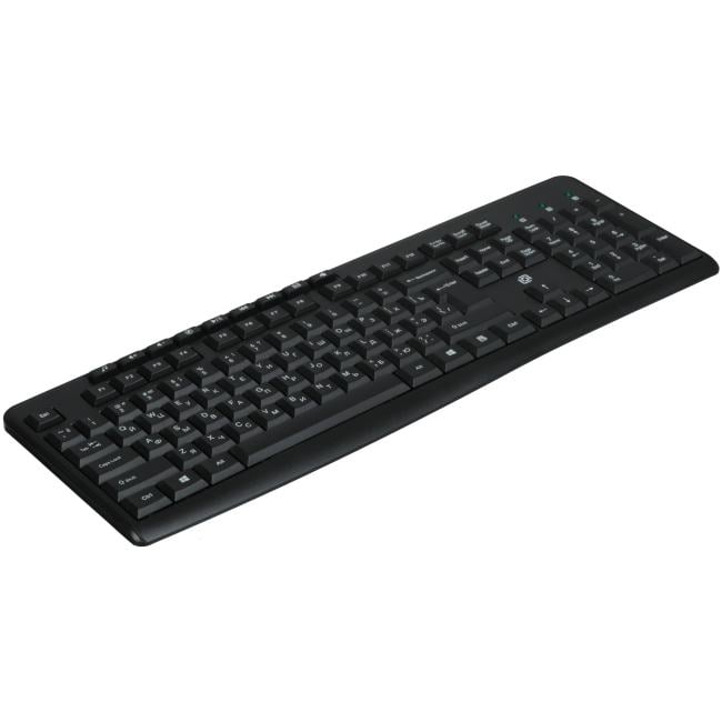 Клавиатура Оклик 305M черный  USB Multimedia (1659987)