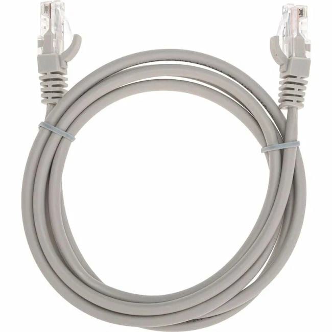 Rexant (02-0100-105) Патч-корд U/UTP CAT 5e, RJ45-RJ45, 26AWG,  LSZH, серый, 1,5м