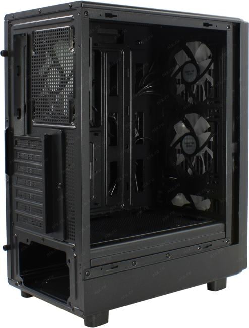 Корпус ACD ACD Citadel 101 ATX, Black, USB3.0*1 + USB2.0*2 + HD AUDIO, 1*12cm H1 argb fan at rear, 3*12cm H1 argb fas at front, TG (AH-TC1GA-000)