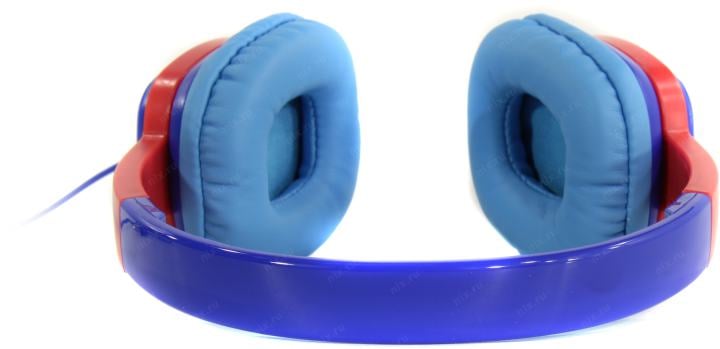 Наушники HARPER KIDS HN-302 Blue-Red  (шнур  1.2м)