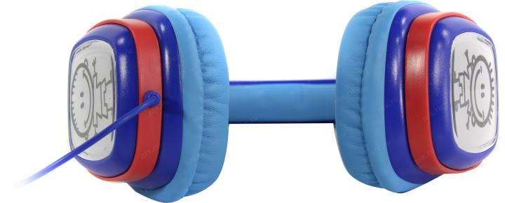 Наушники HARPER KIDS HN-302 Blue-Red  (шнур  1.2м)