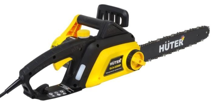 Электропила цепная Huter ELS-2200P, 2200 Вт, шина 16"