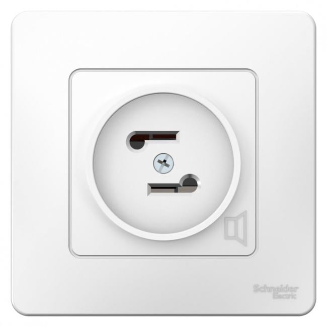 Розетка Systeme Electric  BLNPS000011  FM-радио  (белый) внутр