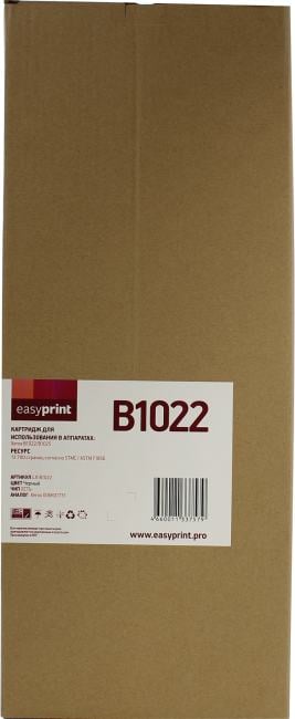 Картридж EasyPrint LX-B1022, черный, 13700 стр.