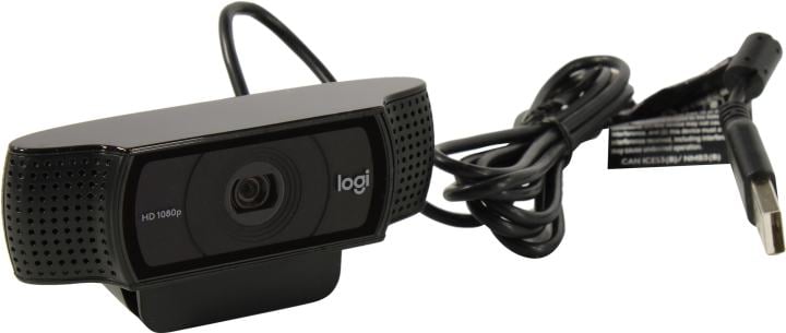 Logitech HD Pro Webcam C920 (RTL)  (USB2.0, 1920*1080, микрофон)<960-000998>