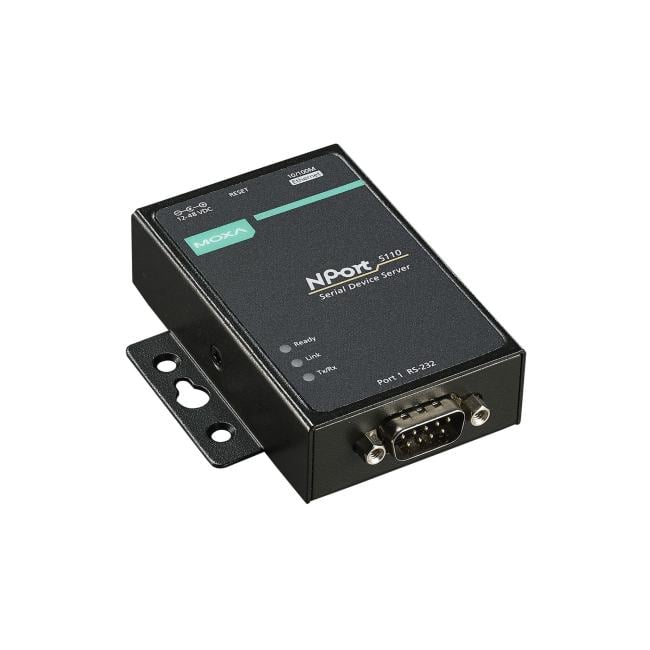Переходник MOXA NPort 5110, RS-232 — 10/100BaseTX, 1 порт