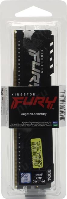 Kingston Fury Beast <KF432C16BB/32> DDR4  DIMM  32Gb  <PC4-25600> CL16