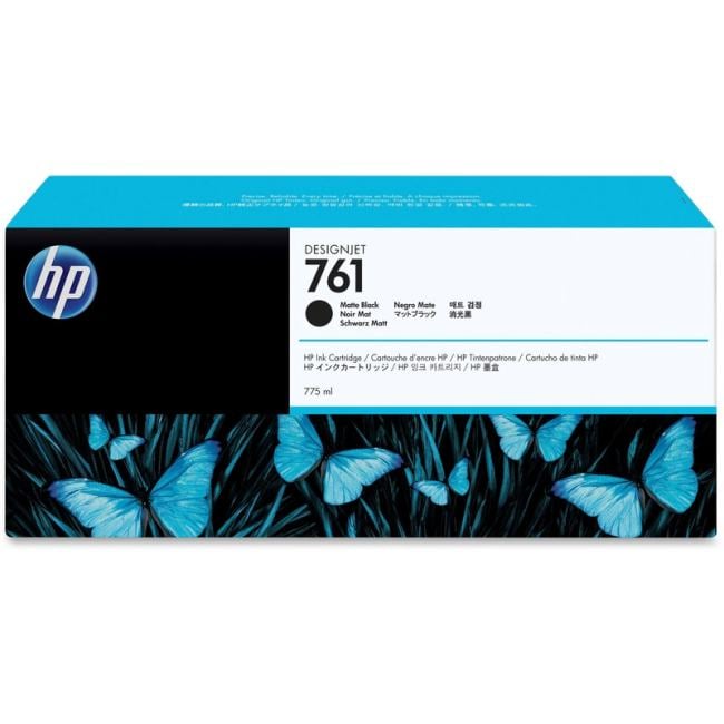 Матовый черный картридж HP 761 емкостью 775 мл для принтеров Designjet (Original)