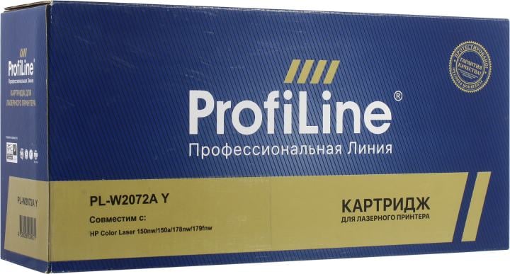 Картридж ProfiLine PL-W2072A, №117A, желтый, для HP