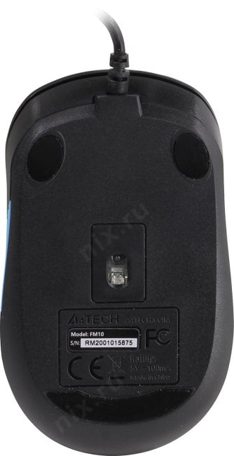 A4Tech FSTYLER Optical Mouse <FM10  Blue>  (RTL)  USB 4btn+Roll