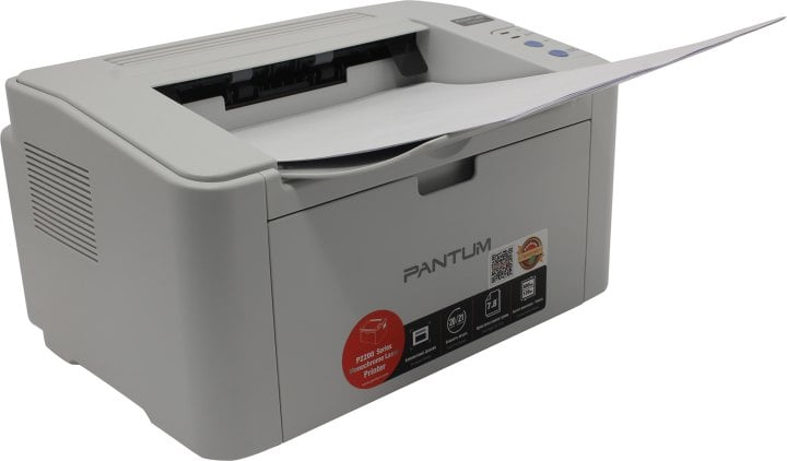 Принтер Pantum P2200, лазерный, монохромный, A4, 20 стр/мин, 1200×1200 dpi, USB