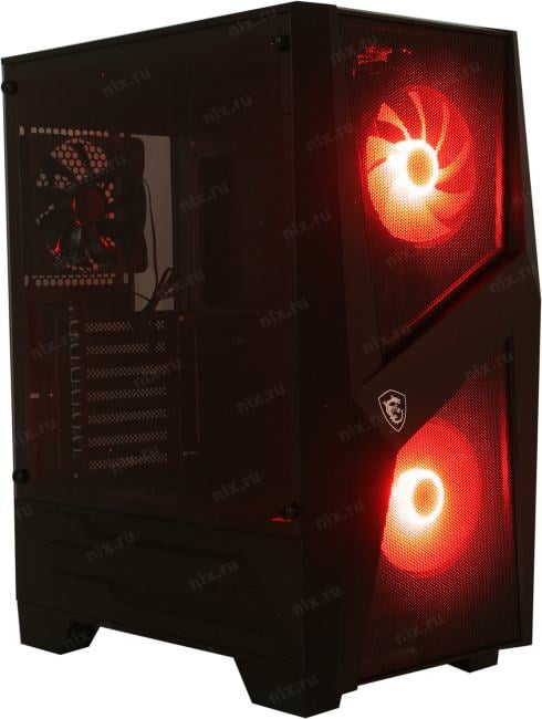 Miditower MSI <MAG FORGE 100R>  ATX без БП, с  окном  <306-7G03R24/21-809>