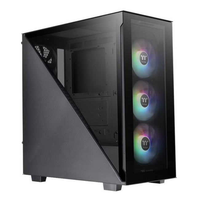 Miditower Thermaltake <CA-1S2-00M1WN-01> Black Divider 300 TG ARGB ATX без  БП, с окном