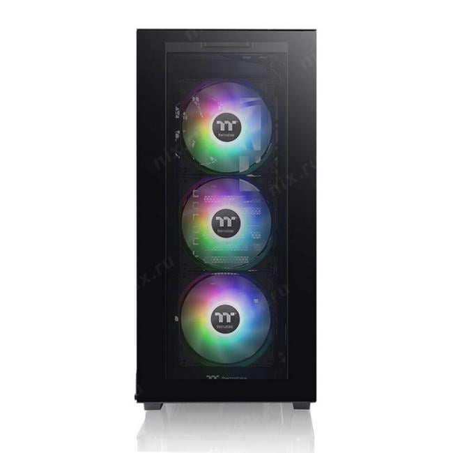 Miditower Thermaltake <CA-1S2-00M1WN-01> Black Divider 300 TG ARGB ATX без  БП, с окном