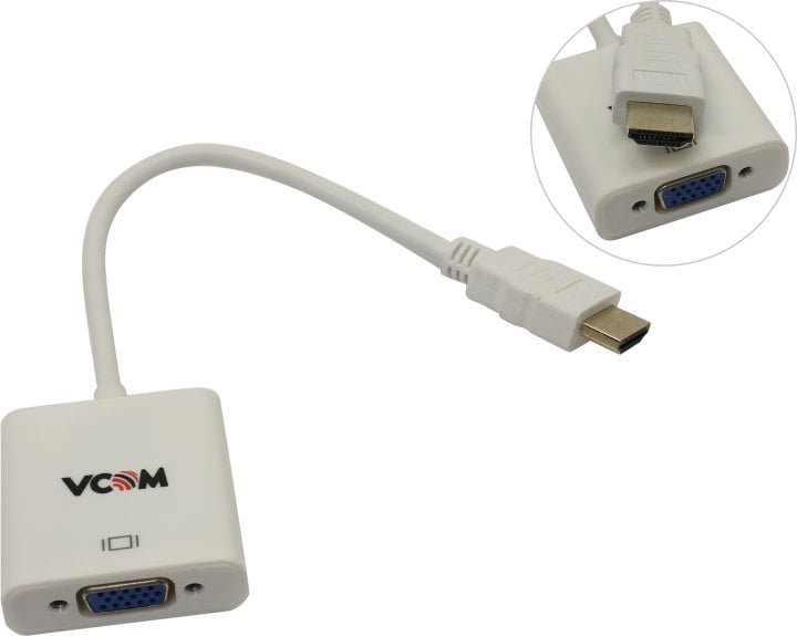 VCOM <CG558> Кабель-адаптер  HDMI-->  VGA(15F)
