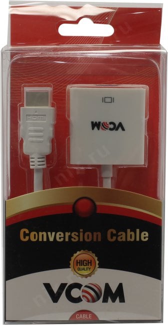 VCOM <CG558> Кабель-адаптер  HDMI-->  VGA(15F)