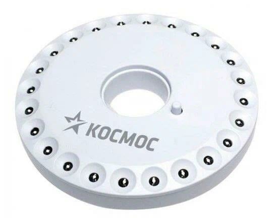 КОСМОС KOC3030LED Фонарь- светильник КОСМОС 3030LED, 1Вт направленный свет, 3 Вт COB LED,  Питание  от  3  * АА
