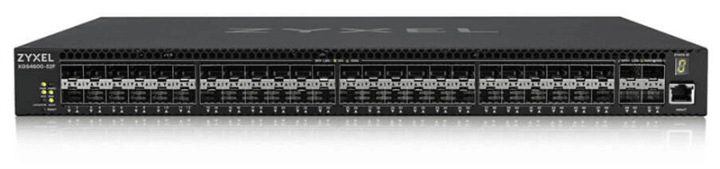 Коммутатор Zyxel XGS4600-52F AC L3 Managed Switch, 48 port Gig SFP, 4 dual pers. and 4x 10G SFP+, stackable, dual PSU AC