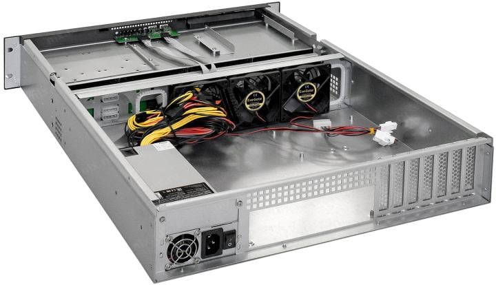 Server Case 2U  Exegate Pro <2U550-HS08>  ATX  800W  (24+4x4пин) <EX281293RUS>