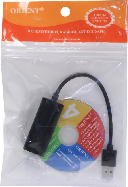 Orient <U3L-1000N> Кабель-адаптер USB3.0 -->  UTP  1000Mbps