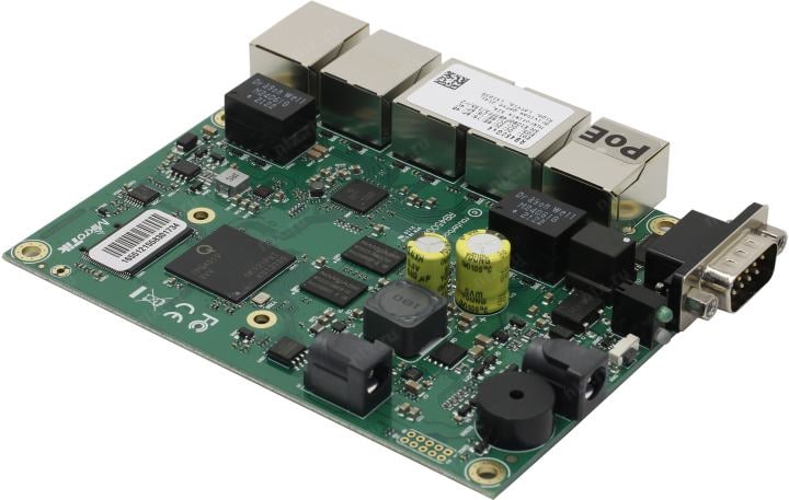 Маршрутизатор MikroTik RB450Gx4, 5×GbE, 4-ядерный CPU, 1GB RAM, RouterOS L5