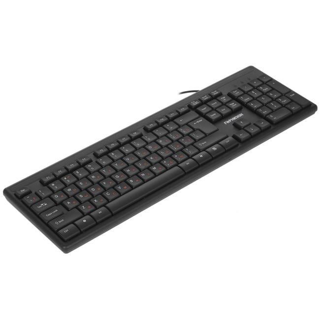 Комплект клавиатура+мышь Гарнизон GKS-126, USB, мембранная, оптическая 1000dpi