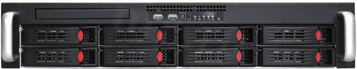 Server Case 2U  Exegate Pro <2U550-HS08>  ATX  800W  (24+4x4пин) <EX281293RUS>