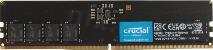 Crucial <CT16G48C40U5> DDR5 DIMM  16Gb <PC5-38400> CL40
