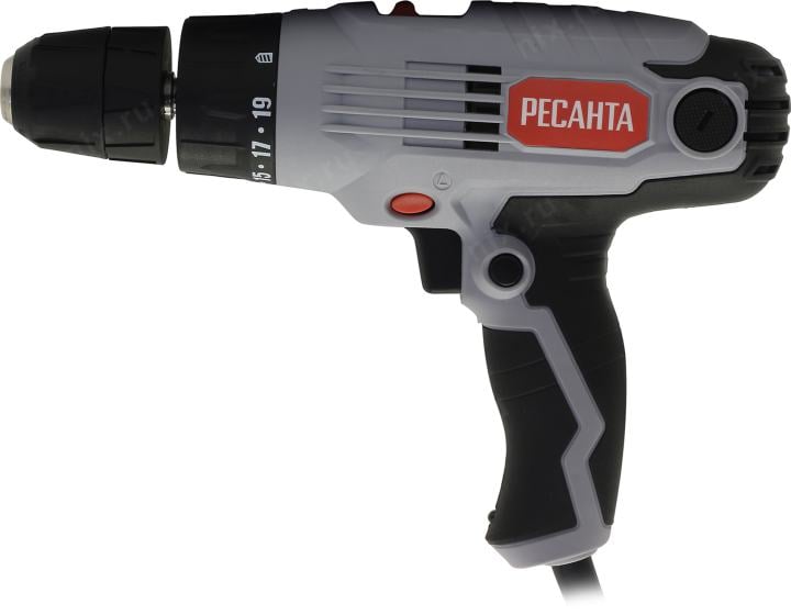 Ресанта <СШ-550-2> Сетевой шуруповерт (36Нм, 550W, 450/1500 об/мин,  10мм, 2 скор.)